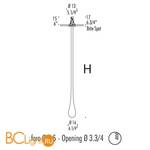 Потолочный светильник Leucos Glo INCASSO 0002823 - Схема