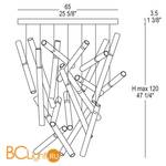 Потолочный светильник Leucos IXI 65 S 0002293 - Схема