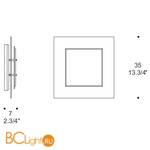 Бра Leucos LAGUNA P35 0003994 - Схема