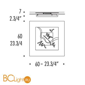 Бра Leucos LAGUNA P60 0003922 - Схема