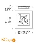 Бра Leucos LAGUNA P60 0003922 - Схема