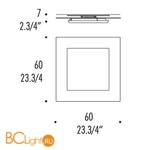 Бра Leucos LAGUNA P60 0003921 - Схема