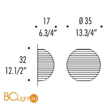 Бра Leucos MODULO P35 0003902 - Схема