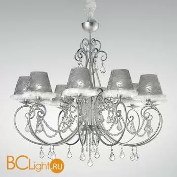 Люстра Leucos PIGALLE L10 ARGENTO SWAR.PAR.GRIGIO B.BIANCO 0209112333601