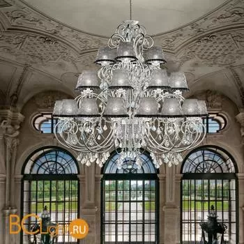 Люстра Leucos PIGALLE L28 ARGENTO SWAR.PAR.GRIGIO B.GR.SFUM 0209115333701