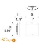 Бра Leucos SELIS PP30 T 0003761 - Схема