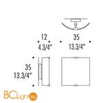 Бра Leucos SELIS PP35 T 0003764 - Схема