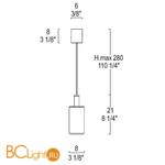 Подвесной светильник Leucos SHAKER S 0003577 - Схема