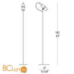 Торшер Leucos SHAKER TR 0004121 - Схема