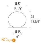 Напольный светильник Leucos SPHERA T3/37 0004081 - Схема