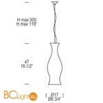 Подвесной светильник Leucos Spring S 0004290 - Схема