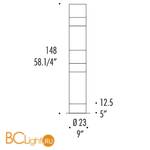 Напольный светильник STACKING TR D 0004100 - Схема