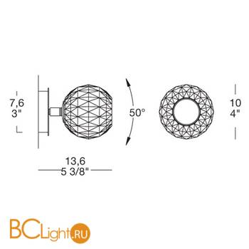 Точечный светильник Leucos Sunlight P-PL 0002686 - Схема