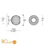 Точечный светильник Leucos Sunlight P-PL 0002686 - Схема