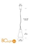 Подвесной светильник Leucos Trigona S 0003622 - Схема