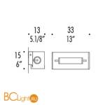 Бра Leucos VITTORIA P2/C 0003933 - Схема