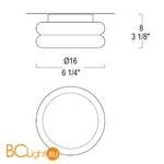 Настенно-потолочный светильник Leucos WIMPY P-PL 16 0003791 - Схема