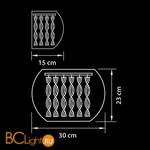 Настенный светильник Lightstar Acquario 752634 - Схема