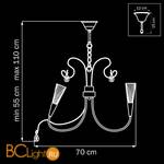 Люстра Lightstar Aereo 711092 - Схема