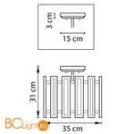Потолочный светильник Lightstar Agave 712042 - Схема