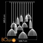 Подвесной светильник Lightstar Agola 810221 - Схема