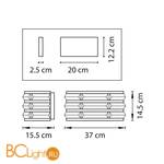 Настенный светильник Lightstar Amerigo 746618 - Схема