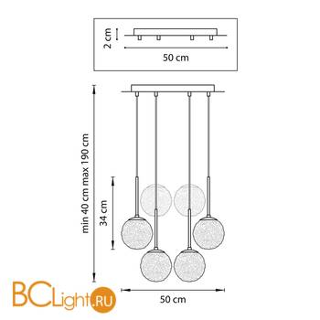 Подвесной светильник Lightstar Bari 815260 - Схема
