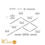 Трек однофазный Lightstar Barra 502027 2м с токоподводом и заглушкой - Фото 1