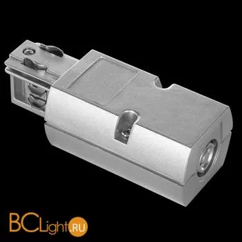 Токоподвод для трехфазного шинопровода Lightstar Barra 504119 серый