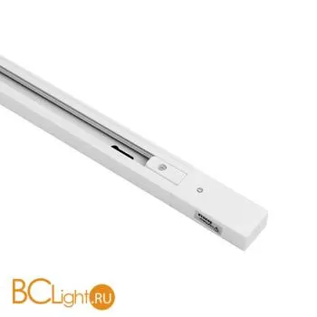 Шинопровод однофазный Lightstar Barra 502015 1м белый с токоподводом и заглушкой - Фото 1