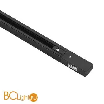Шинопровод однофазный Lightstar Barra 502018 1м черный с токоподводом и заглушкой - Фото 0