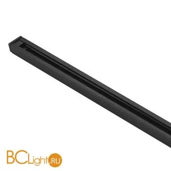Шинопровод однофазный Lightstar Barra 502018 1м черный с токоподводом и заглушкой - Фото 1