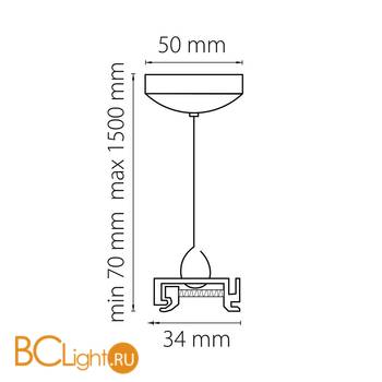 Подвес Lightstar Barra 504177 - Схема
