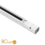 Шинопровод трехфазный Lightstar Barra 504015 1м белый с токоподводом и заглушкой - Фото 0