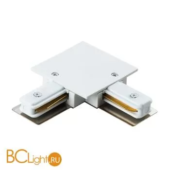 Коннектор L-образный для однофазного шинопровода Lightstar Barra 501126 белый