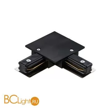 Коннектор L-образный для однофазного шинопровода Lightstar Barra 501127 черный