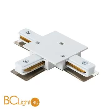 Коннектор Т-образный для однофазного шинопровода Lightstar Barra 501136 белый