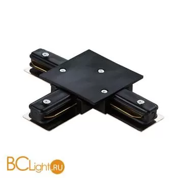 Коннектор Т-образный для однофазного шинопровода Lightstar Barra 501137 черный