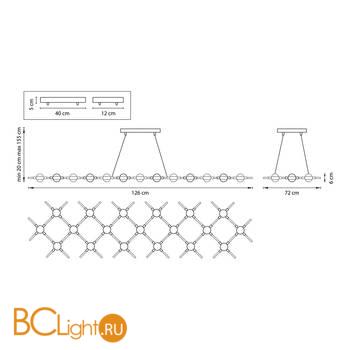 Подвесной светильник Lightstar Bergamo 745347 - Схема