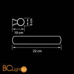 Настенный светильник Lightstar Blanda 801810 - Схема