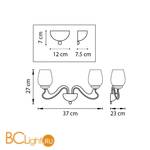 Бра Lightstar Bolla 734627 - Схема