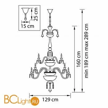 Люстра Lightstar Campana 716364 - Фото 2