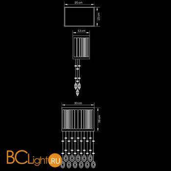 Настенный светильник Lightstar Cappe 745634 - Схема