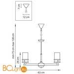 Люстра Lightstar Cero 731067 - Схема