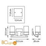 Бра Lightstar Cero 731627 - Схема