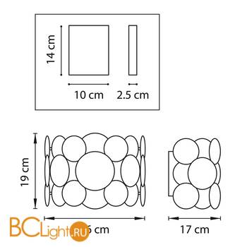 Настенный светильник Lightstar Circo 797627 - Схема