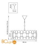 Подвесной светильник Lightstar Circo 797067 - Схема