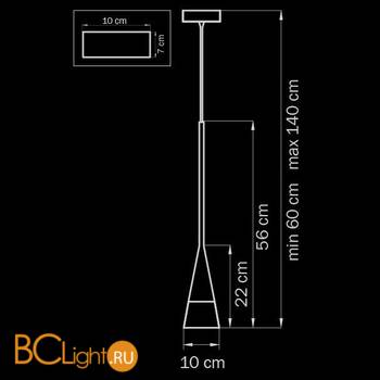 Подвесной светильник Lightstar Conicita 804110 - Схема