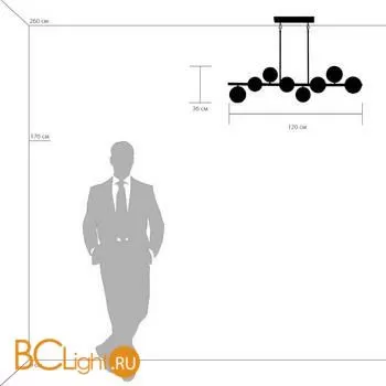 Подвесной светильник Lightstar Croco 815083 - Фото 6