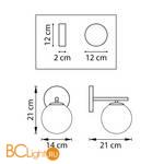 Бра Lightstar Croco 815517 - Схема